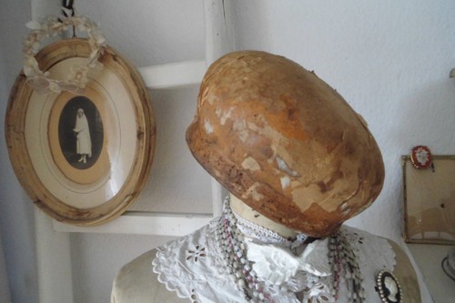 Seltene antike hutform aus - antike,