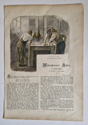 Münchner handwerk hutmacher - münchner,