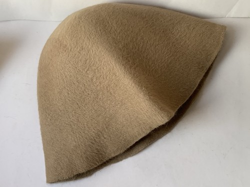 Hutstumpe beige haarfilz - hutstumpe,