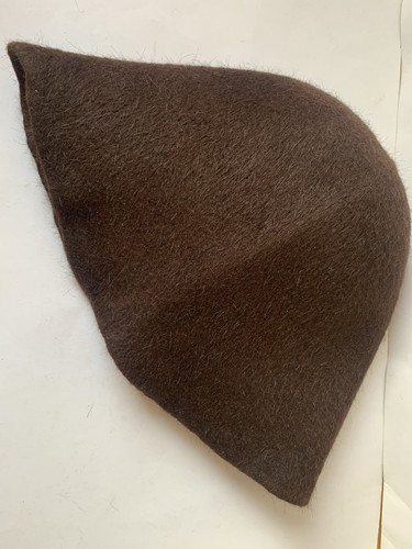 Hutstumpe dunkelbraun haarfilz - hutstumpe,